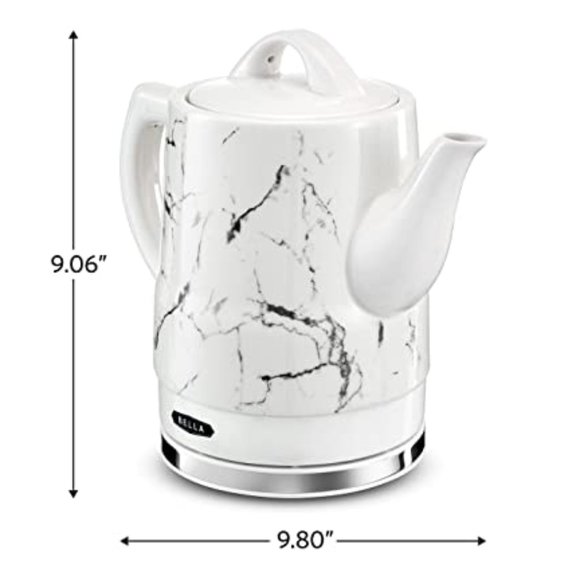 1.5 Liter Electric Ceramic Tea Kettle with Boil Dry Protection & Detachable Swiv - Picture 7 of 9